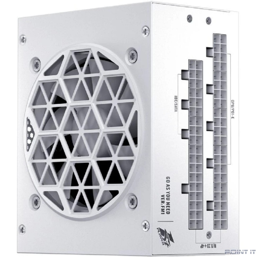 1STPLAYER SFX 750W PLATINUM White / SFX, APFC, 80 PLUS Platinum, LLC+DC-DC, 80mm fan, full modular / PS-750SFX-WH