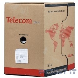 Telecom Кабель Ultra UTP кат.5e 4 пары (305м) (0.40mm) CCA [TUS44040E] (6937510810116/6926123463093)