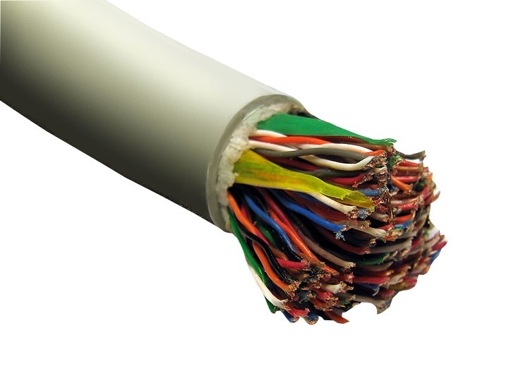 Кабель LC UTP100 cat.3, , 0,40мм, серый 3м