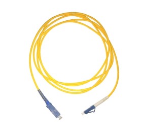 Патч-корд оптический переходной LC-SC/UPC SM Simplex 3.0мм 9/125, LSZH