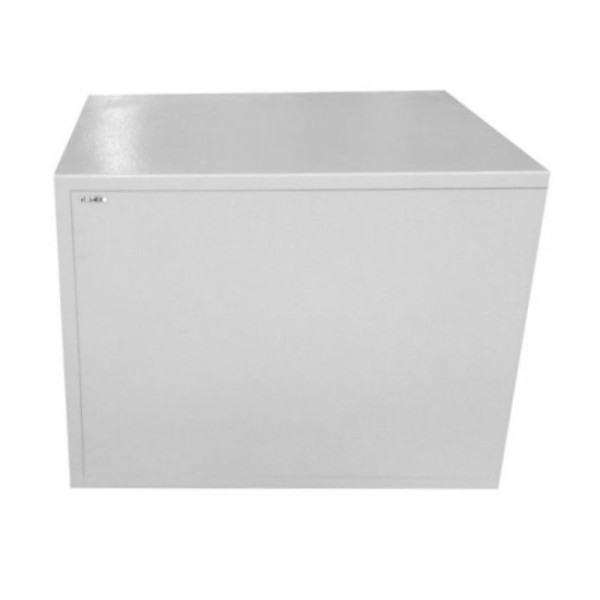 Антивандальный Шкаф 9U пенального типа, (Ш*Г*В 520*400*410мм) 19 направляющие, передняя дверь металл, замок, серый Netko M