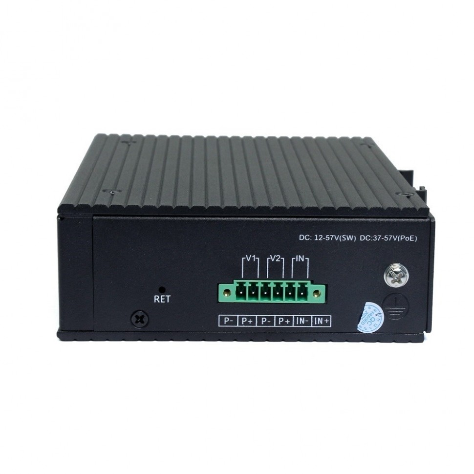 AN-SXGM6P4 - промышленный 6-портовый управляемый L2+ гигабитный коммутатор с HiPoE до 180Вт