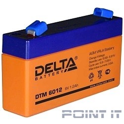 Delta DTM 6012 (1.2 А\ч, 6В) свинцово- кислотный аккумулятор  