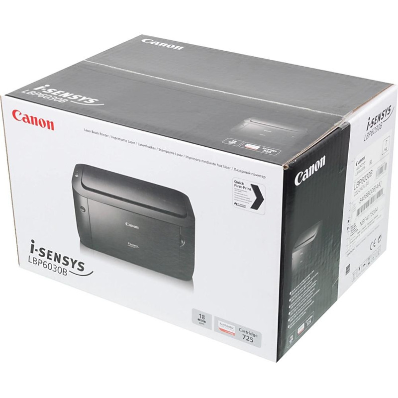 Принтер лазерный Canon i-Sensys LBP6030B (8468B006) A4 черный