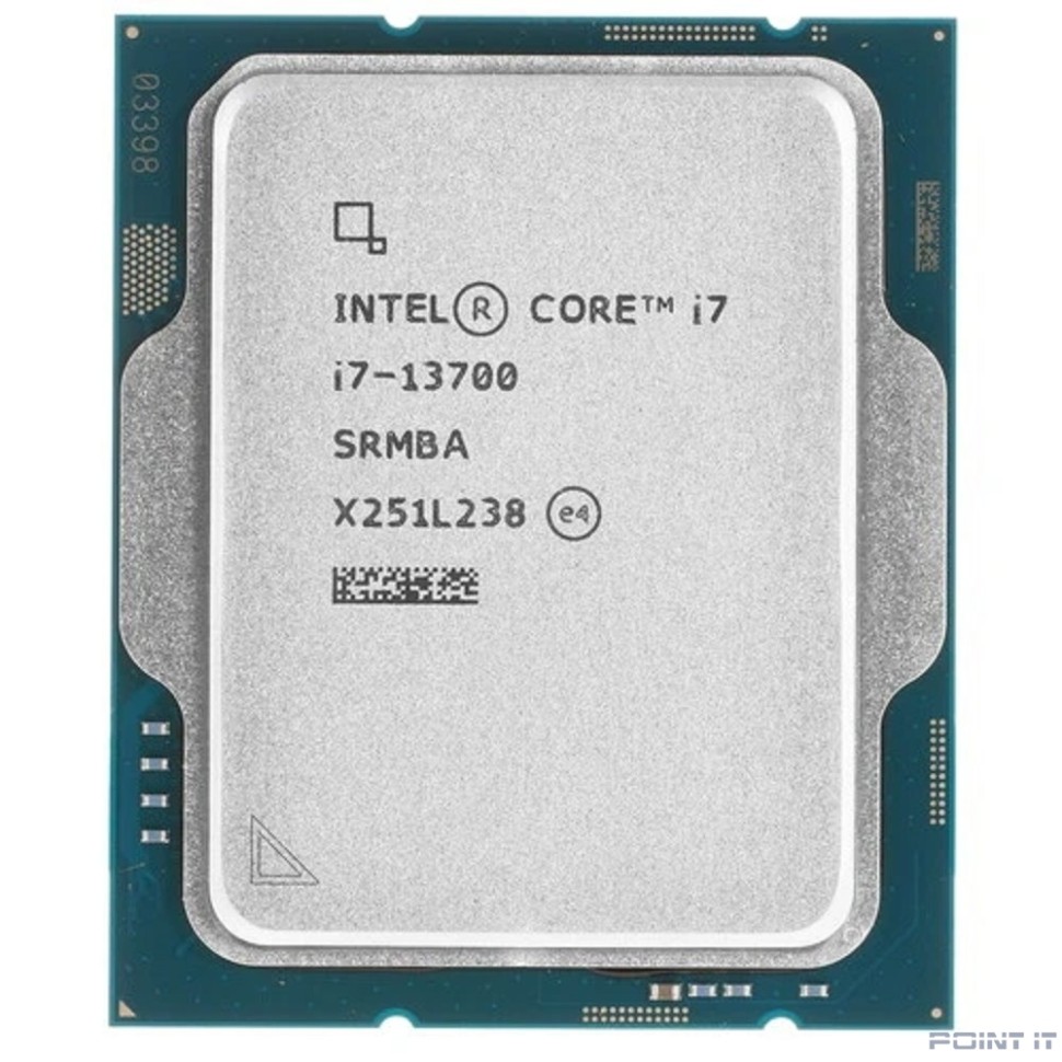 CPU Intel Core i7-13700 OEM {S1700, 2100MHz up to 5200MHz/24Mb+30Mb, 16C/24T, Raptor Lake, 10nm, 65-180W, UHD770}