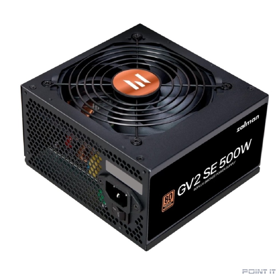 Zalman <GV2SE>  ZM500-GV2SE <500W, ATX12V v2.52, APFC, 12cm Fan, 80+ Bronze, Ret>