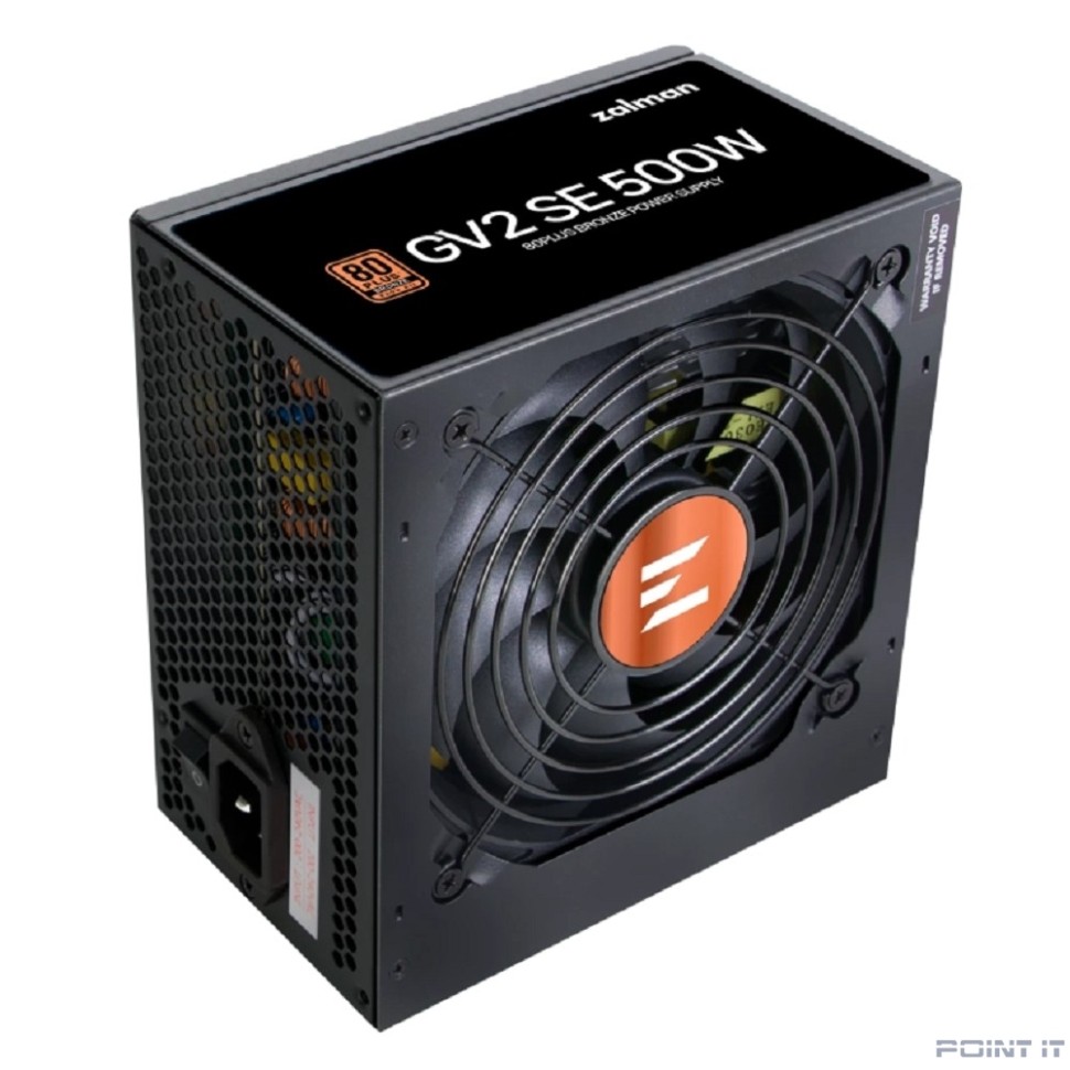Zalman <GV2SE>  ZM500-GV2SE <500W, ATX12V v2.52, APFC, 12cm Fan, 80+ Bronze, Ret>