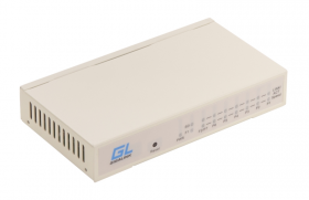 Коммутатор GIGALINK, управляемый, 7 портов  100Мб/с, 1 порт SFP 100 Мбит/с
