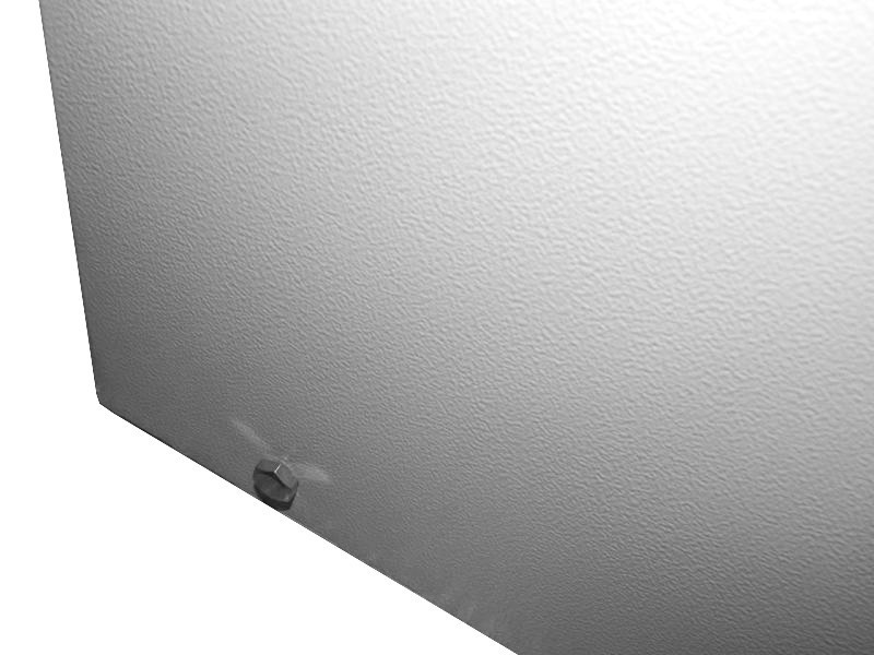 Антивандальный Шкаф 9U распашного типа, (Ш*Г*В 600*450*470мм) 19 направляющие, передняя дверь металл, замок, серый Netko M