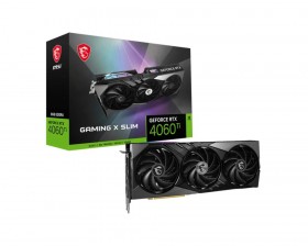 Видеокарта PCIE16 RTX4060TI 8GB 4060 TI GAMING X SLIM 8G MSI