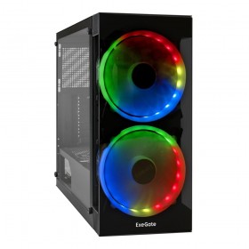 Корпус MIDITOWER MATRIX ATX FAN W/O PSU EX289022RUS EXEGATE