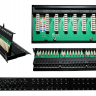 Патч-панель UTP, 19", 48 портов RJ45, cat.6, 1U, Dual Type IDC, Netko СКС