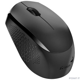 Genius Мышь NX-8000S Black { Беспроводная, бесшумная, 3 кнопки, для правой/левой руки. Сенсор Blue Eye. Частота 2.4 GHz} [31030025400]