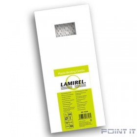Пружины для переплета пластиковые Lamirel, 10 мм. Цвет: белый, 100 шт в упаковке.