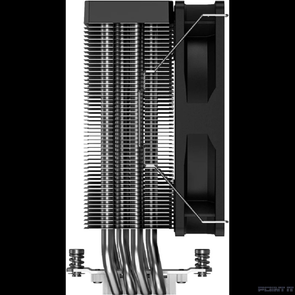 Cooler ID-Cooling BLITZ X4 LGA1700/1200/115X/AM5/AM4 (16шт/кор, TDP 180W, PWM, 4 тепл.трубки прямого контакта, FAN 120mm, Dynamic Multi-Color LED) RET