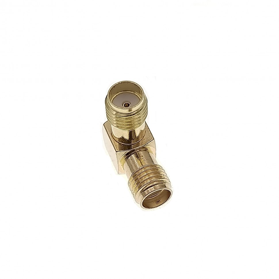 ВЧ-адаптер SMA(female)-SMA(female) угловой