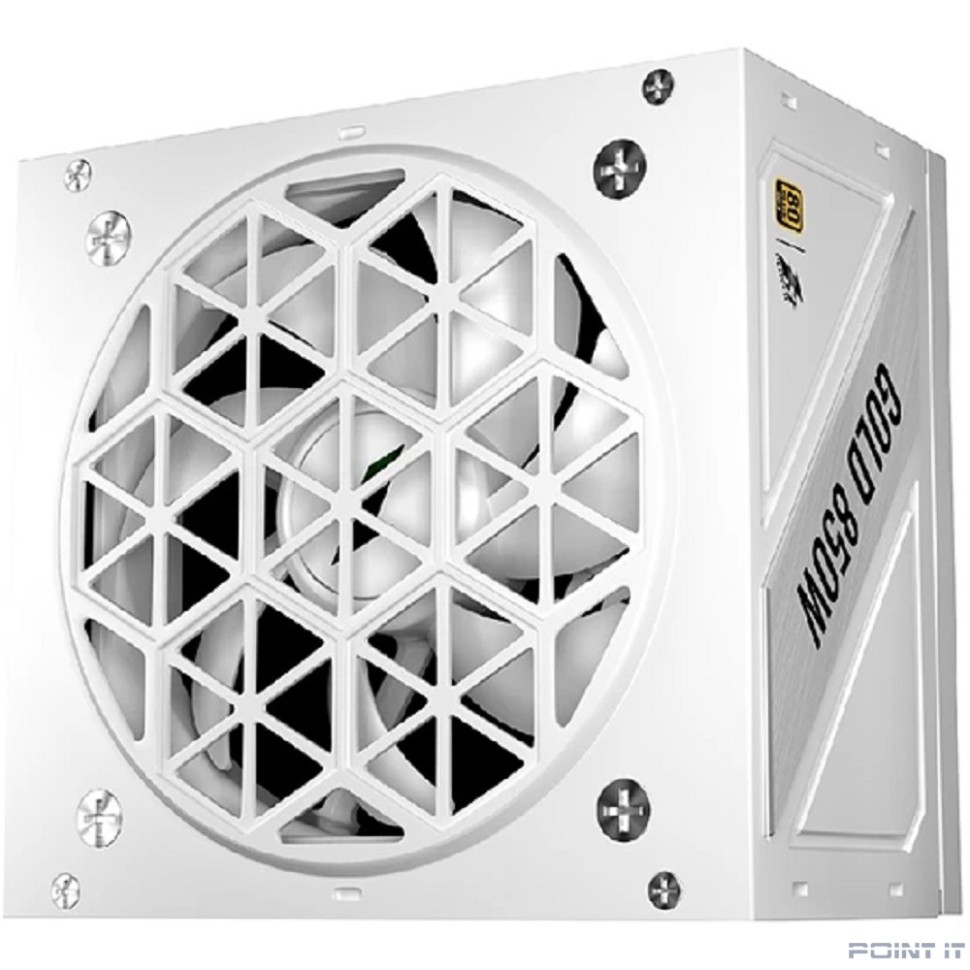 1STPLAYER NGDP Gold 850W White/ ATX 3.0, APFC, 80 PLUS Gold, LLC+DC-DC, 120mm fan, full modular / HA-850BA4-WH