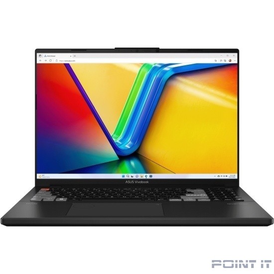 Ноутбук ASUS Vivobook Pro 16X OLED K6604JV-MX016W [90NB1102-M008P0] Black 16" {OLED i9 13980HX/32Gb/1Tb SSD/RTX 4060 для ноутбуков - 8Gb/WIN 11H}