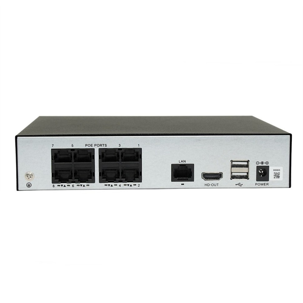 AR-N911PF - сетевой IP видеорегистратор (NVR), 8 портов PoE (до 12Мп)