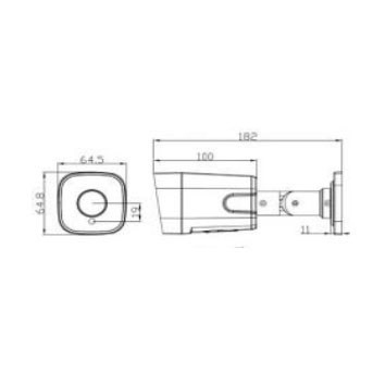 AC-IS502MFSX - уличная IP видеокамера 5Мп с совмещенной подсветкой