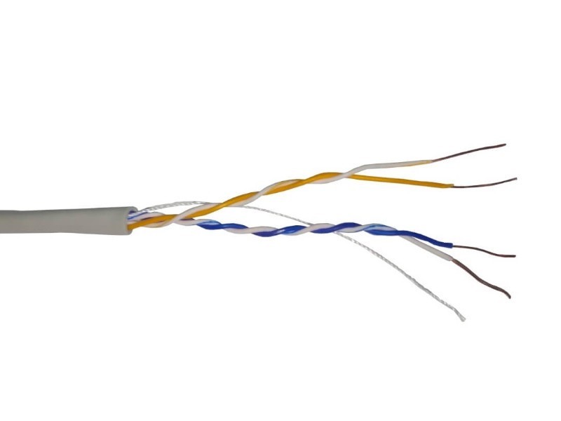 Кабель Skynet Standard UTP2 cat.5е, одножильный, Cu, серый 20м