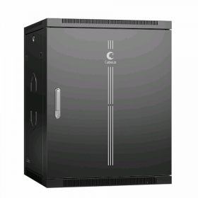  					Шкаф телекоммуникационный настенный 19 15U 600x450x769mm (ШхГхВ) дверь металл, цвет черный (RAL 9004)				 