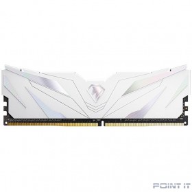 Модуль памяти DDR4 Netac Shadow II 16GB 3200MHz CL16 1.35V / NTSWD4P32SP-16W / White / with radiator