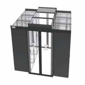  					Комплект раздвижных дверей холодного коридора для шкафов Z-SERVER глубиной 1000 мм, 45U, черный (RAL9005)				 