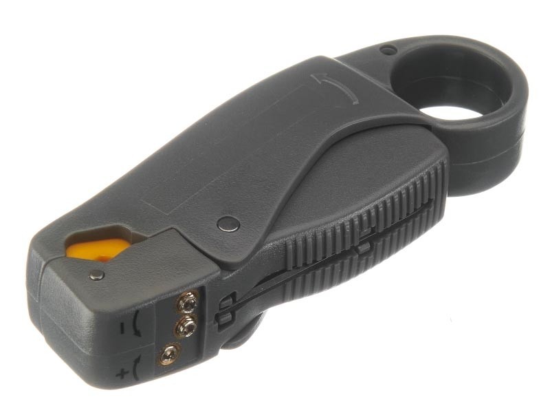 HT-322 Профессиональный инструмент для разделки коаксиального кабеля RG58, 59/62, 6, Hanlong для Netko