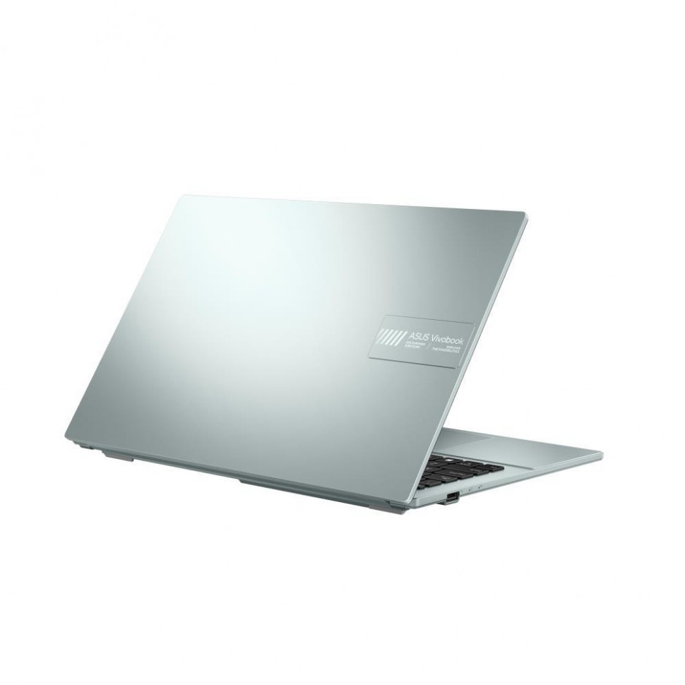 Ноутбук ASUS VivoBook Series E1504FA-L1180W 15.6" OLED 1920x1080/AMD Ryzen 5 7520U/RAM 8Гб/SSD 512Гб/AMD Radeon 610M/ENG|RUS/Windows 11 Home зеленый / серебристый 1.63 кг 90NB0ZR3-M00LC0