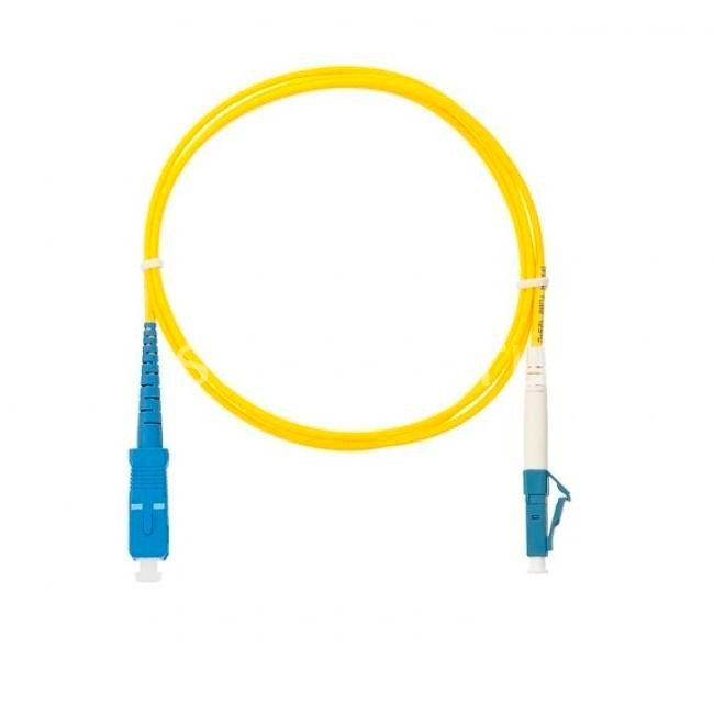 Патч-корд оптический переходной LC-SC/UPC SM Simplex 3.0мм 9/125, LSZH 5 шт