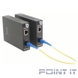 D-Link DMC-1910R/A9A WDM медиаконвертер с 1 портом 1000Base-T и 1 портом 1000Base-LX с разъемом SC (Tx: 1310 нм; Rx: 1550 нм) для одномодового оптического кабеля (до 15 км)