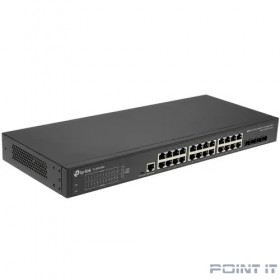 TP-Link SG3428X Управляемый коммутатор JetStream уровня 2+ с 24 гигабитными портами RJ45 и 4 портами SFP+