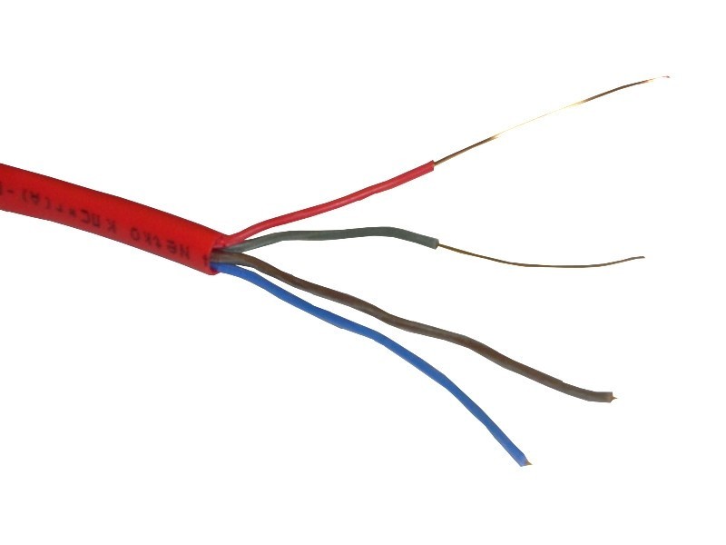 Кабель сигнальный NETKO, неэкранированный, КПСнг (А) - FRLS, 2*2*0.5мм2 (0.8мм) 2м, красный