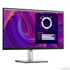 Монитор LCD Dell 24&quot; P2423D черный и серебристый {IPS 2560x1440 75Hz 5ms 8bit 300cd 178/178 HDMI DisplayPort1.2 4xUSB3.2 Pivot VESA} [210-BDEG]