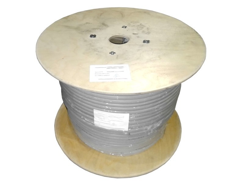 Кабель UTP16 cat.5e, , 0,52 мм, серый Ф EOL 305м