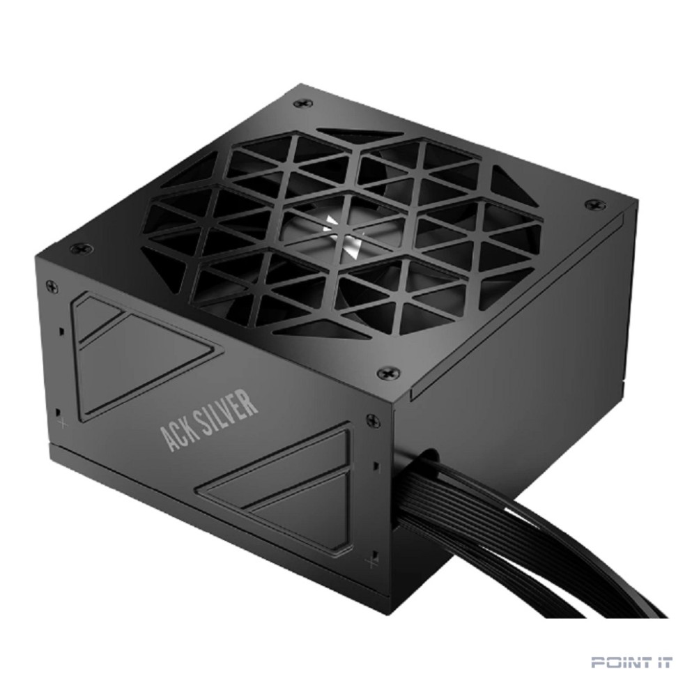 1STPLAYER Блок питания  ACK SILVER 750W Black / ATX 3.1, APFC, 80 PLUS Silver, Double Forward, DC-DC, full Teapo caps, 140mm fan, non-modular / HA-750BA7-BK