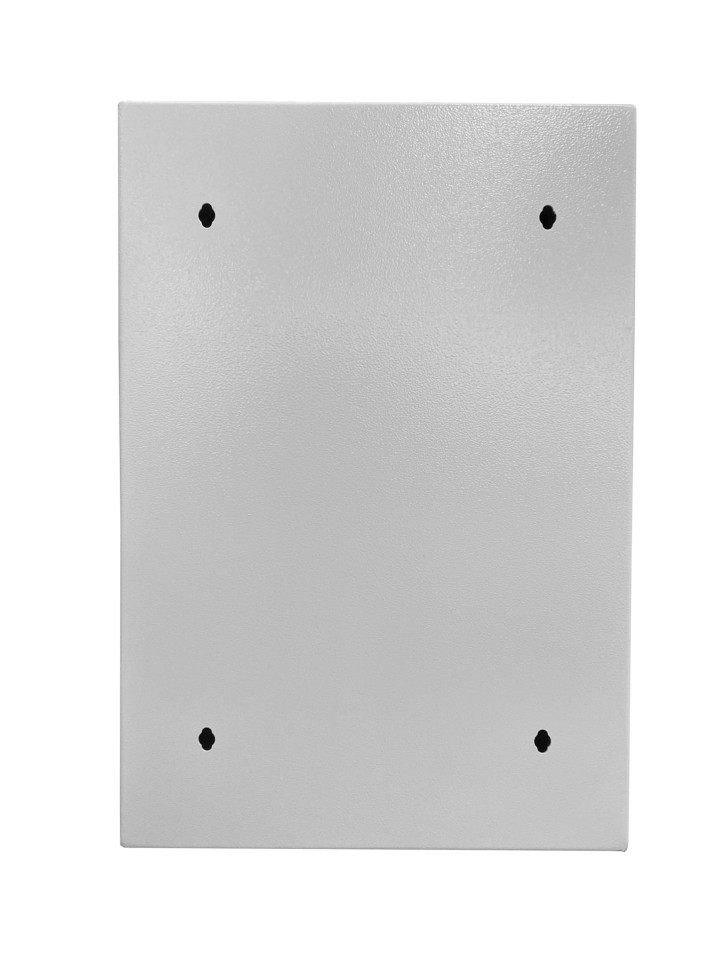 Шкаф настенный 10 9U серия COMPACT (320х315х465), передняя дверь стекло, серый, Netko