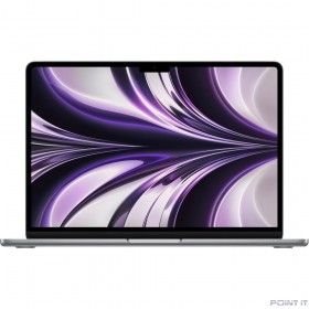 Ноутбук Apple MacBook Air 13 Mid 2022 [Z15T000JQ] (КЛАВ.РУС.ГРАВ.) Space Gray 13.6&quot; Liquid Retina {(2560x1600) M2 8C CPU 10C GPU/16GB/512GB SSD}