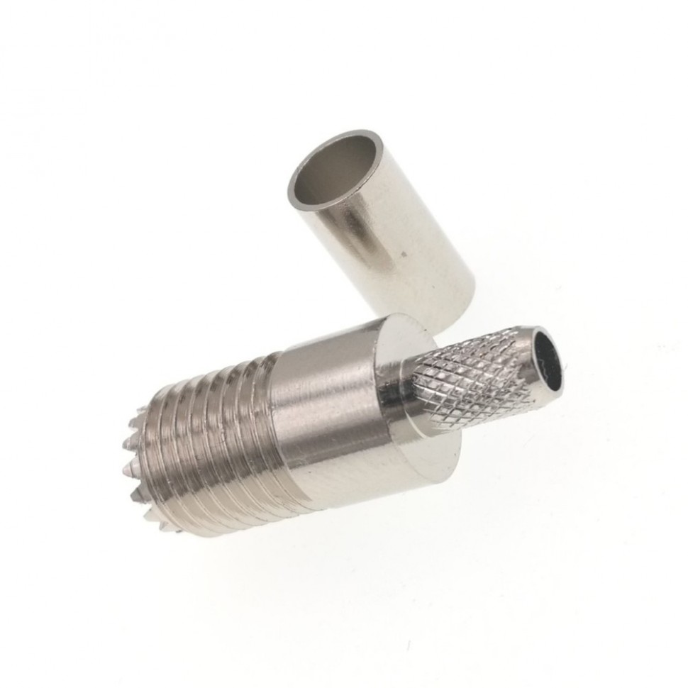 ВЧ-разъём mini UHF(female) обжимной под кабель RG-58