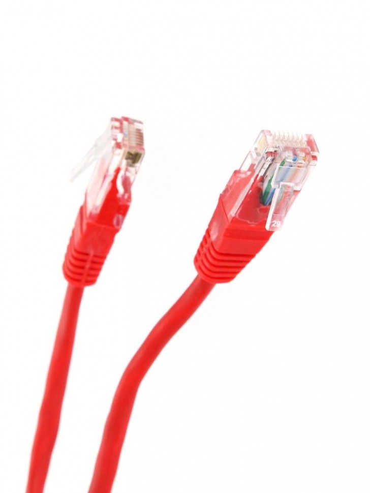 Кабель PATCH CAT5E UTP 1M RED NA102-R-1M TELECOM