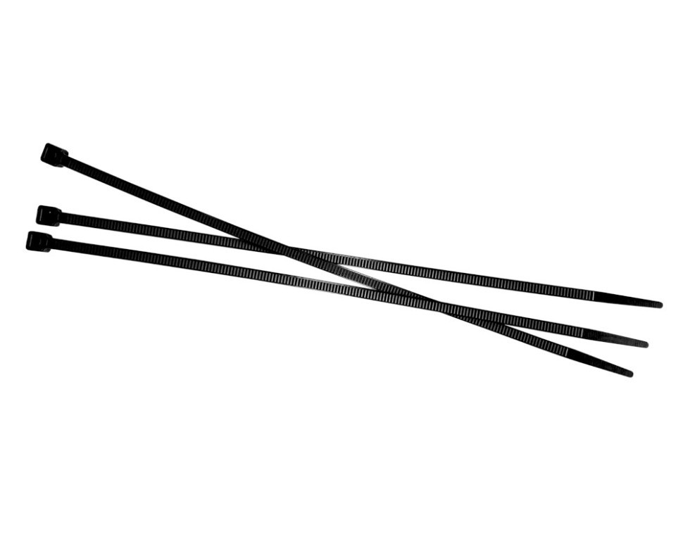 Стяжка нейлоновая 200*3,6 / 100 шт / светостойкая (черная), NETKO Optima SZ