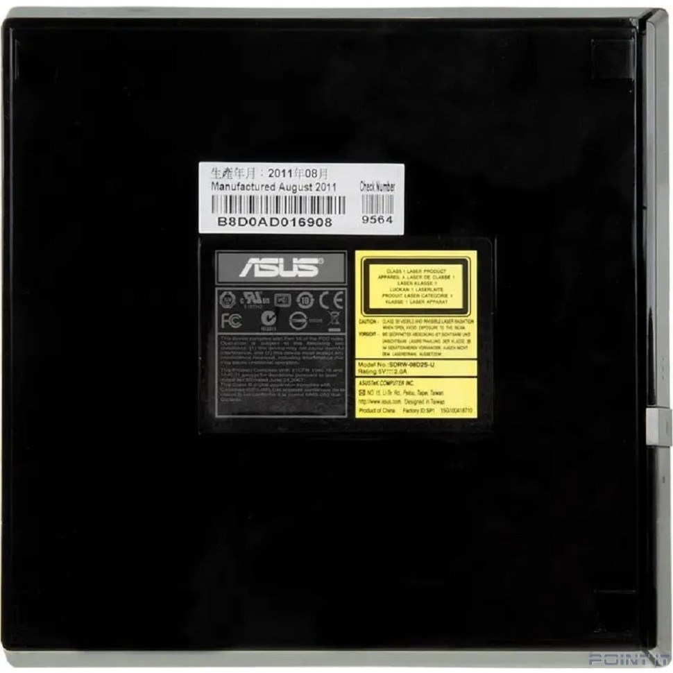 ASUS SDRW-08D2S-U LITE/(D)BLK (G/AS), Black RTL (90-DQ0435-UA221KZ/90-DQ0435-UA312KZ)