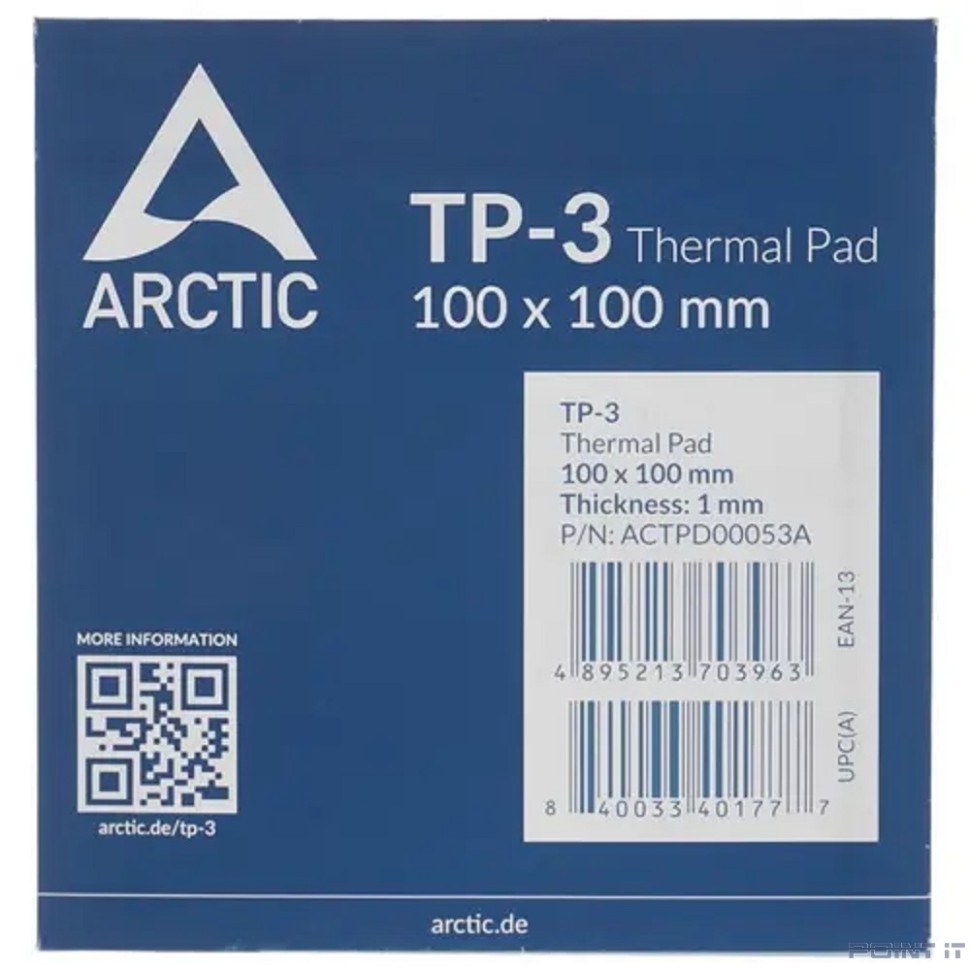 Thermal pad  100x100mm, 1.0mm TP-3 ACTPD00053A