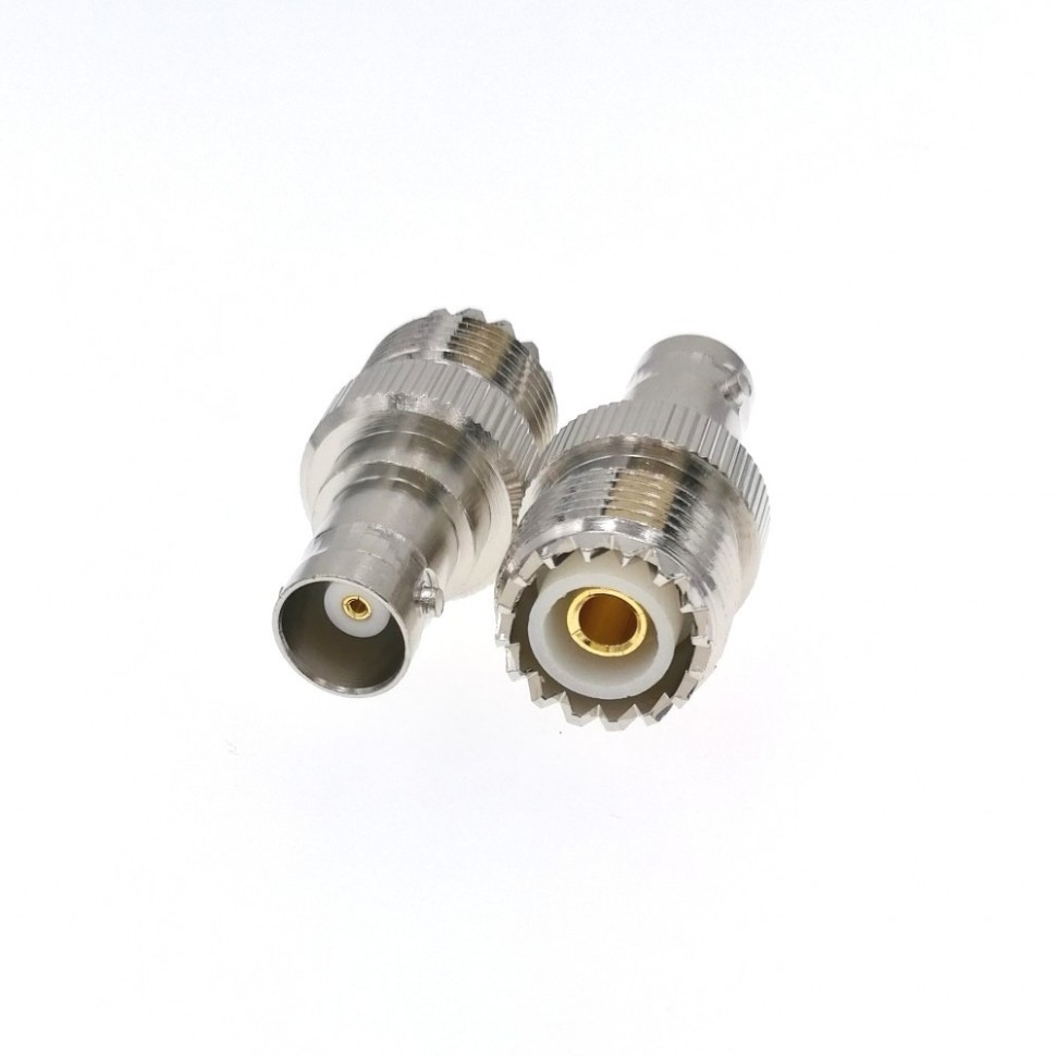 ВЧ-адаптер UHF(female) SO239-BNC(female)