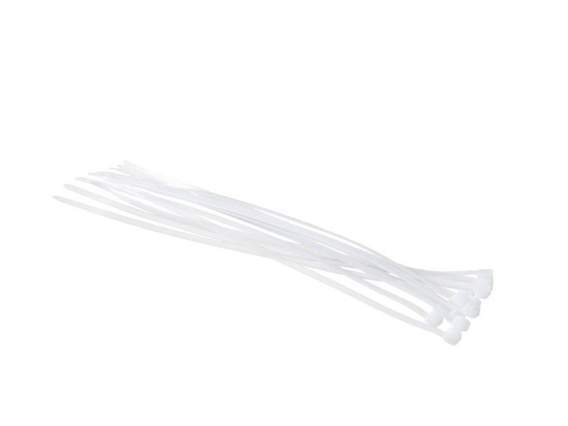 Стяжка нейлоновая 200*3.6 /100 шт (белая), NETKO Optima