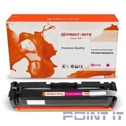 Картридж лазерный Print-Rite TFCA07MPU1J PR-054H MAGENTA 054H Magenta пурпурный (2300стр.) для Canon LBP 621Cw/623Cdw/641Cw/643Cdw