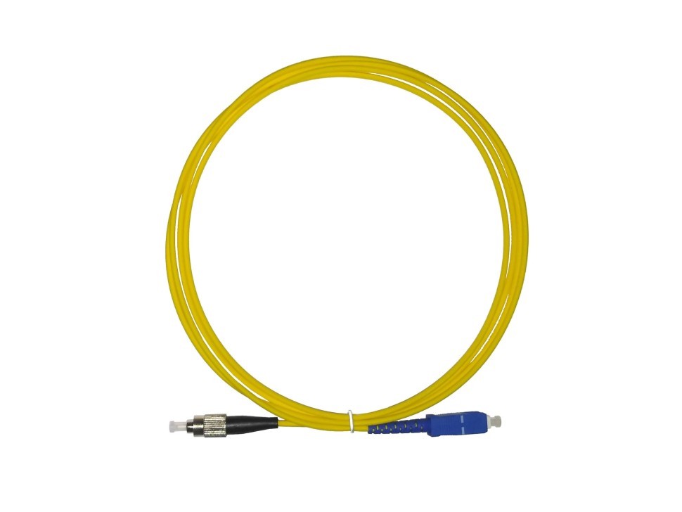 Патч-корд оптический переходной SC-FC/UPC SM Simplex 3.0мм 9/125, LSZH