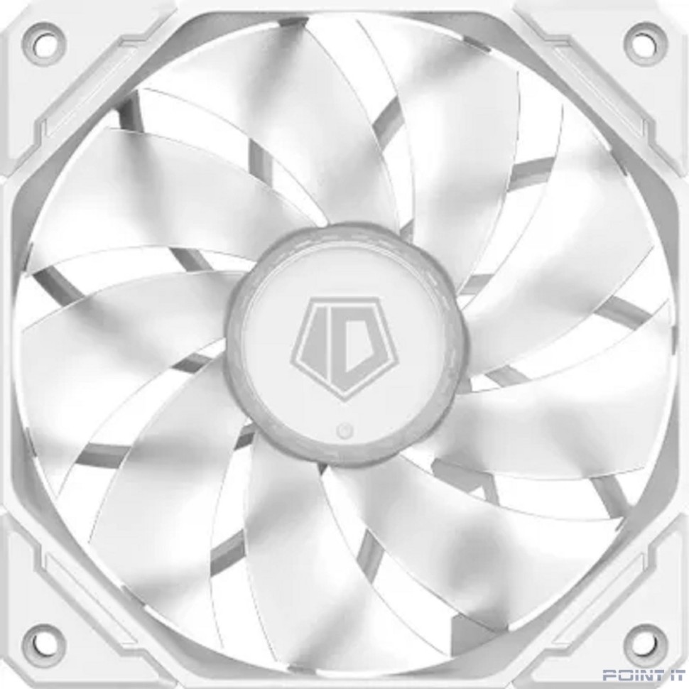 Case fan ID-Cooling TF-12025-PRO-ARGB WHITE 120мм ( PWM, резиновые углы, белый, ARGB, 500-1800об/мин)  BOX