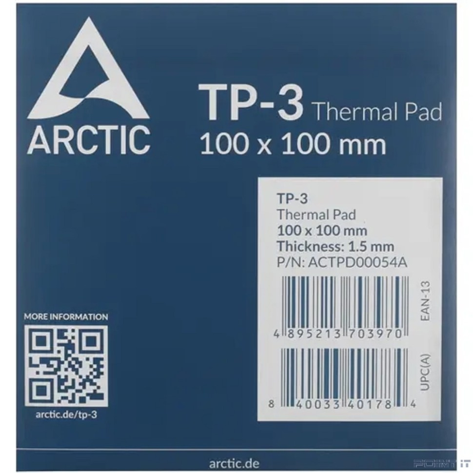 Thermal pad  100x100mm, 1.5mm TP-3 ACTPD00054A
